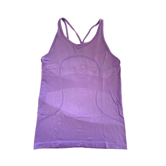 LULULEMON Swiftly Tech Strappy Tank Top Rare Style Enchanted Iris‎ Size 8 - Picture 5 of 8